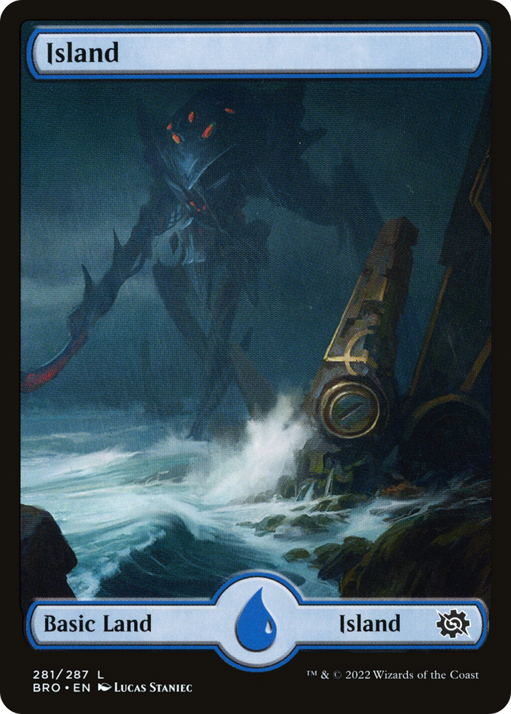 Island (281) - Full Art (BRO-281)  - The Brothers' War