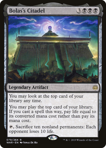Bolas's Citadel (WAR-079)  Foil - War of the Spark