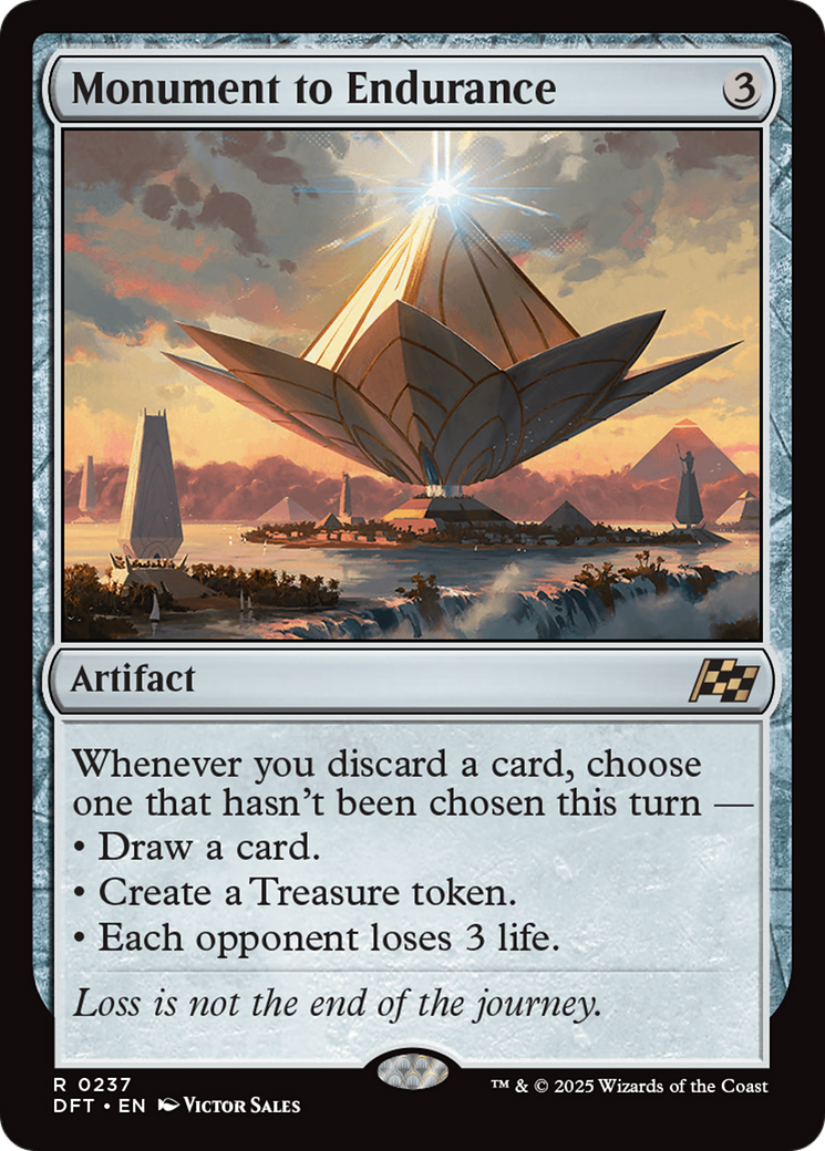 Monument to Endurance (DFT-237)  Foil - Aetherdrift