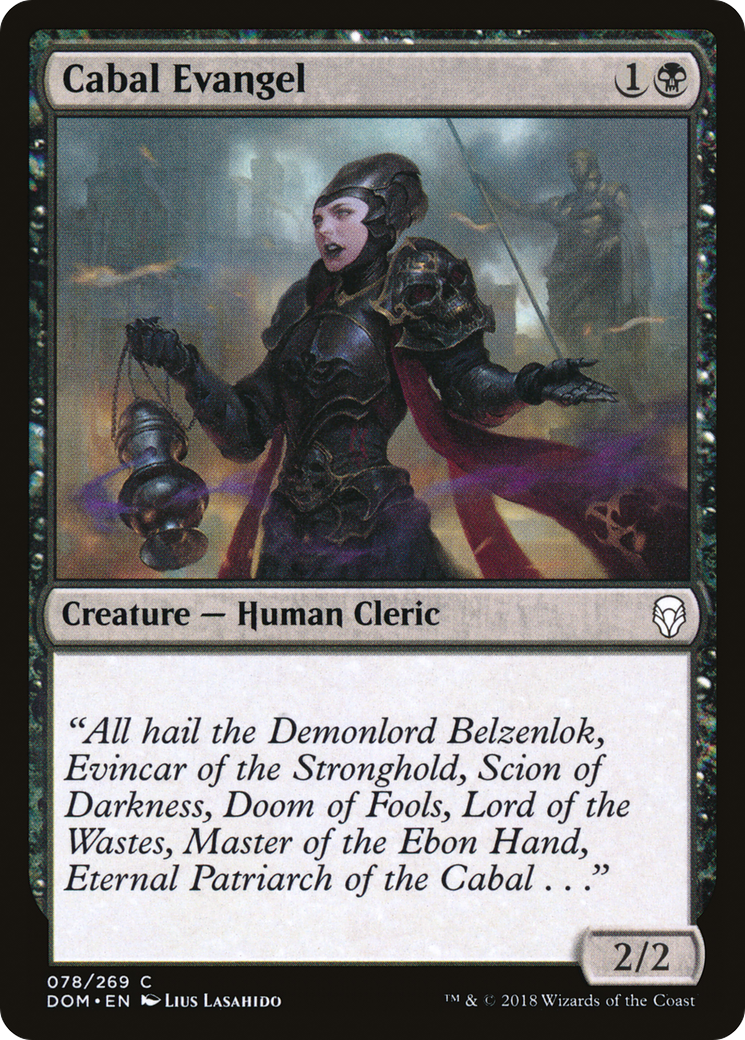 Cabal Evangel (DOM-078)  - Dominaria