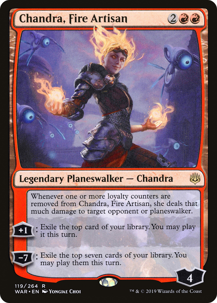 Chandra, Fire Artisan (WAR-119)  - War of the Spark