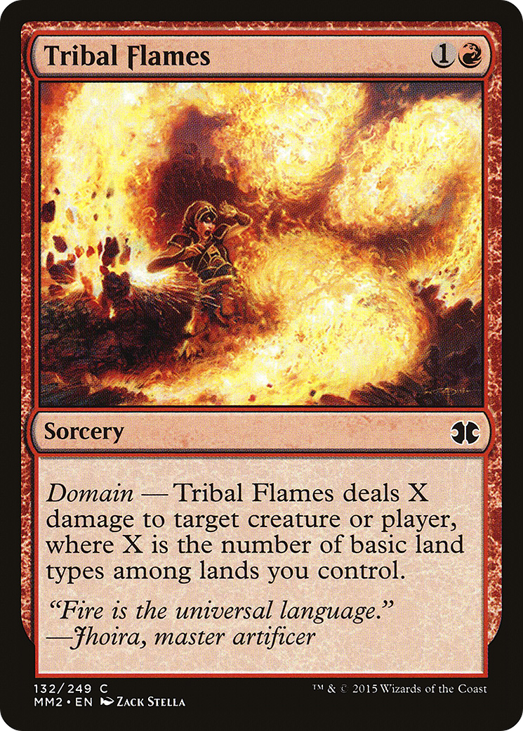 Tribal Flames (MM2-132)  Foil - Modern Masters 2015