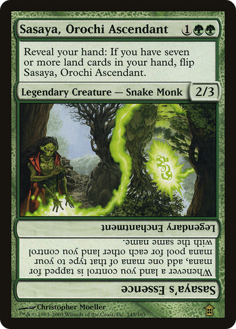 Sasaya, Orochi Ascendant (SOK-145)  Foil - Saviors of Kamigawa