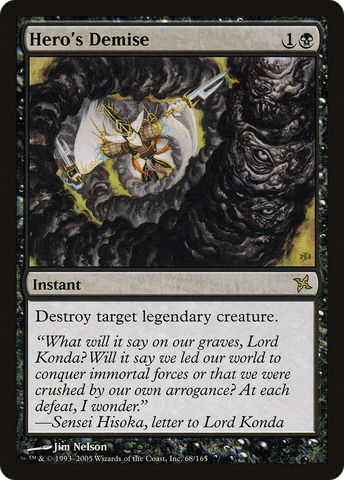 Hero's Demise (BOK-068)  Foil - Betrayers of Kamigawa