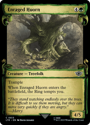 Enraged Huorn (Showcase Scrolls) (LTR-613)  Foil - The Lord of the Rings: Tales of Middle-earth: (Showcase)