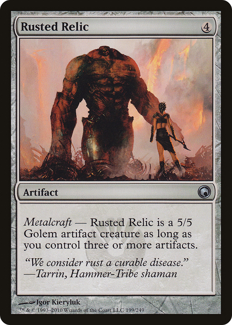 Rusted Relic (SOM-199)  - Scars of Mirrodin
