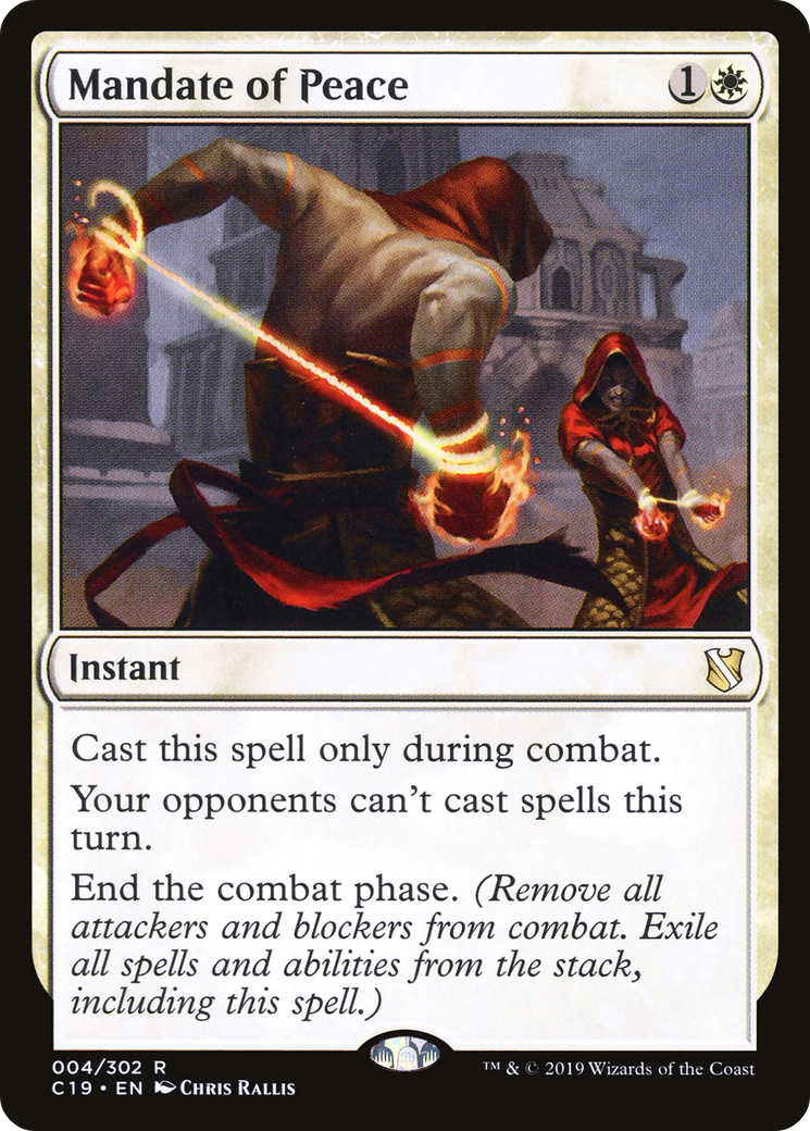 Mandate of Peace (C19-004)  - Commander 2019