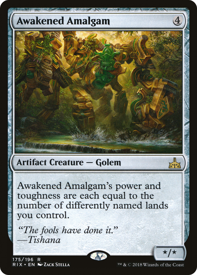 Awakened Amalgam (RIX-175)  - Rivals of Ixalan