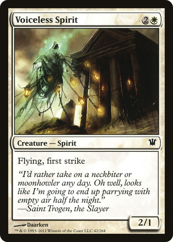 Voiceless Spirit (ISD-042)  Foil - Innistrad