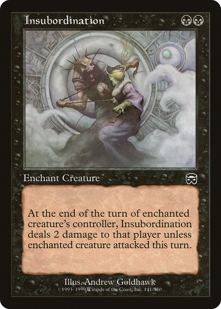 Insubordination (MMQ-141)  Foil - Mercadian Masques
