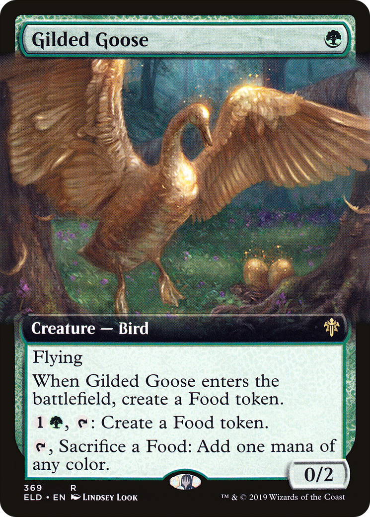 Gilded Goose (Extended Art) (ELD-369)  - Throne of Eldraine: (Extended Art)
