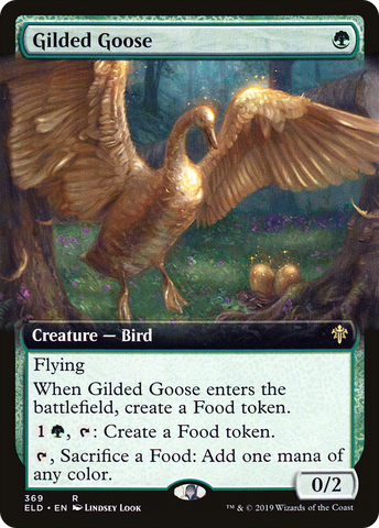 Gilded Goose (Extended Art) (ELD-369)  Foil - Throne of Eldraine: (Extended Art)
