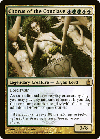 Chorus of the Conclave (RAV-195)  Foil - Ravnica: City of Guilds