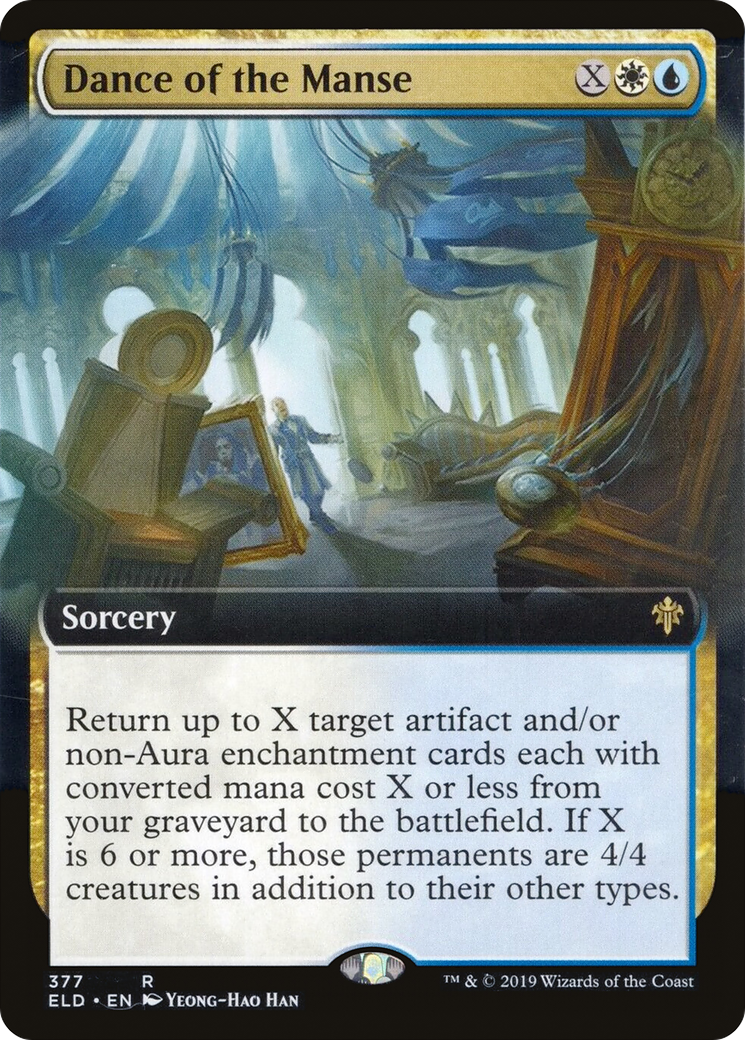 Dance of the Manse (Extended Art) (ELD-377)  Foil - Throne of Eldraine: (Extended Art)