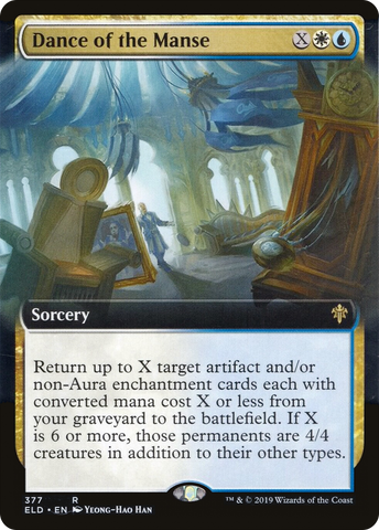 Dance of the Manse (Extended Art) (ELD-377)  Foil - Throne of Eldraine: (Extended Art)
