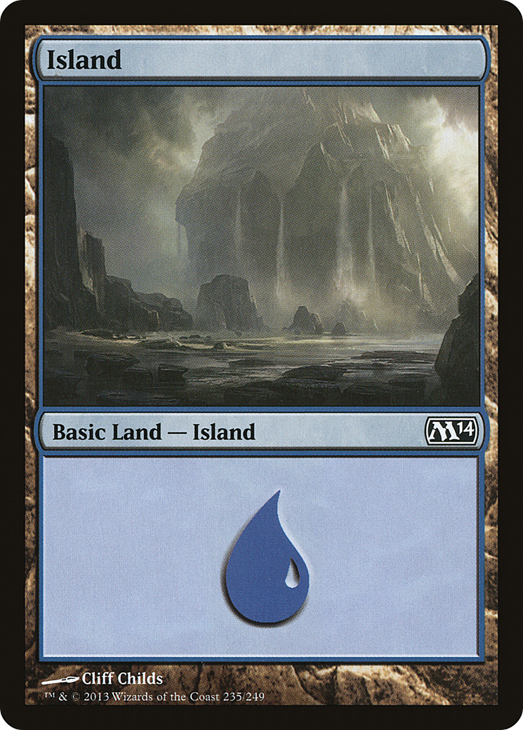 Island (235) (M14-235)  Foil - Magic 2014
