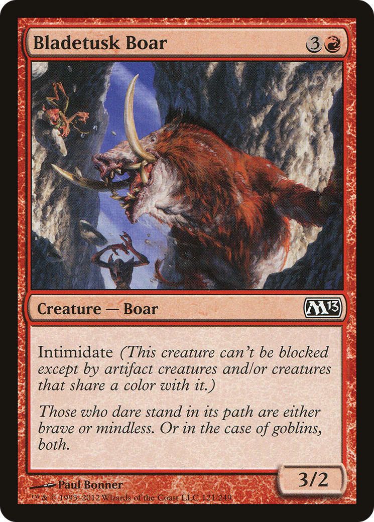 Bladetusk Boar (M13-121)  - Magic 2013
