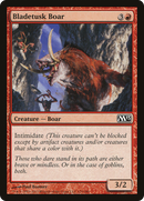 Bladetusk Boar (M13-121)  Foil - Magic 2013