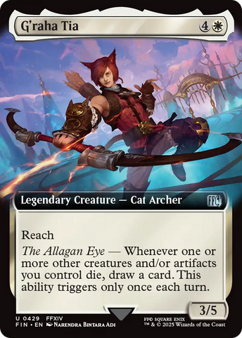 G'raha Tia (FIN-429) - FINAL FANTASY: (Extended Art) Foil