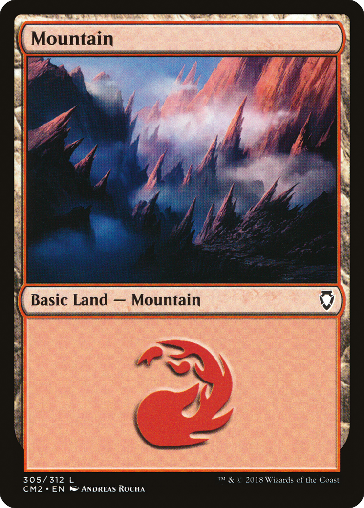Mountain (305) (CM2-305)  - Commander Anthology Volume II