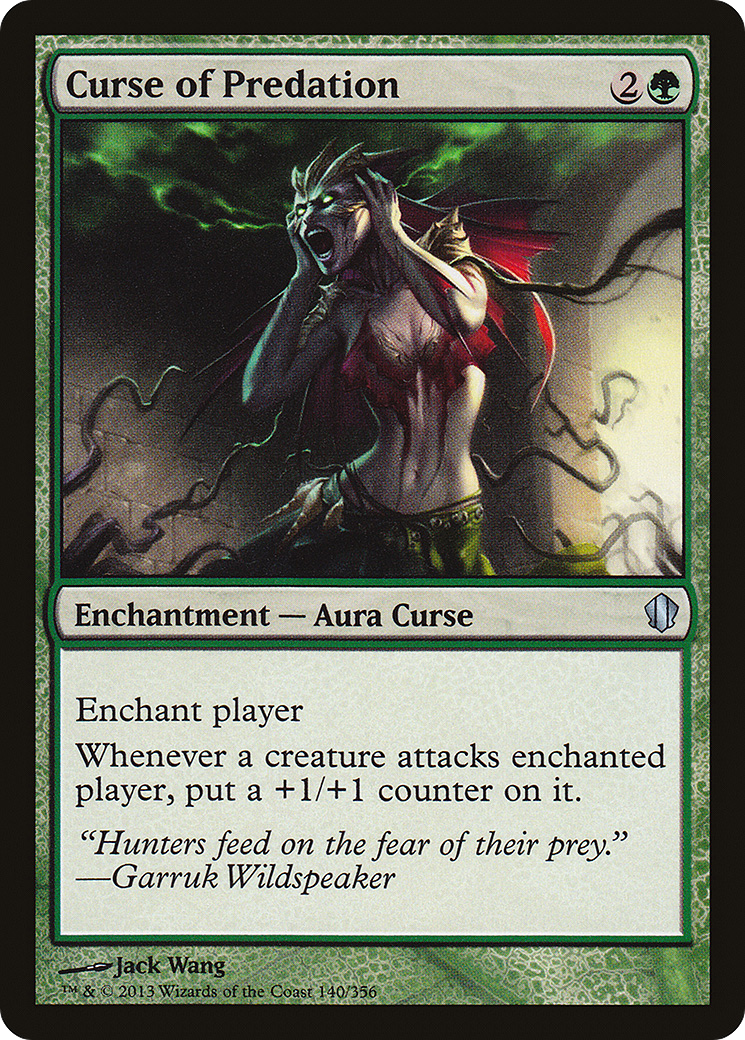 Curse of Predation (C13-140)  - Commander 2013