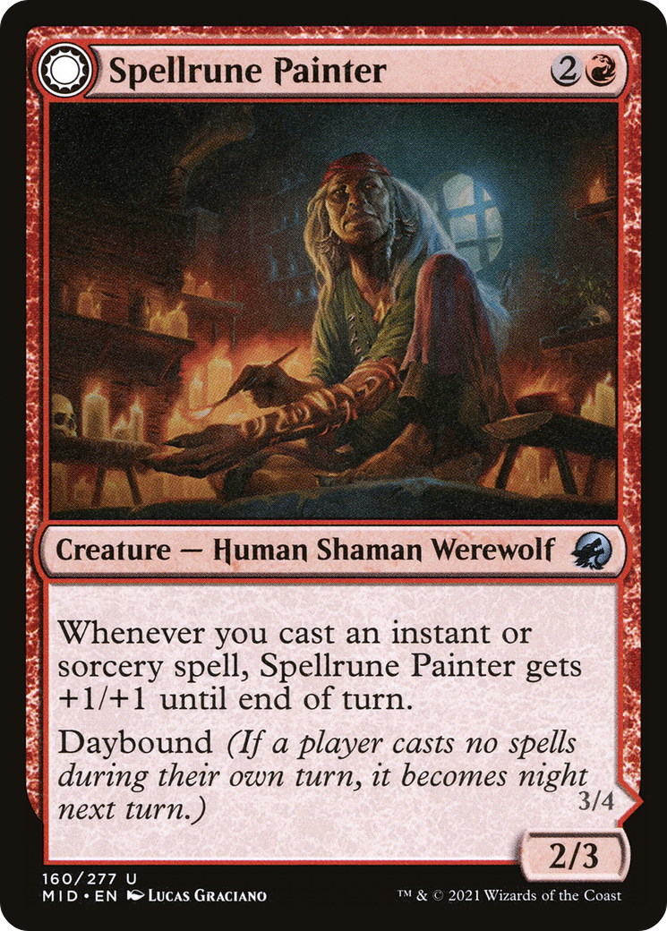 Spellrune Painter (MID-160)  - Innistrad: Midnight Hunt: (Double Faced Transform)