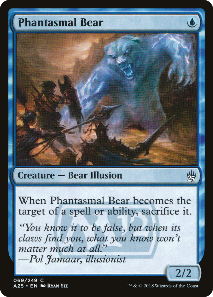 Phantasmal Bear (A25-069)  Foil - Masters 25