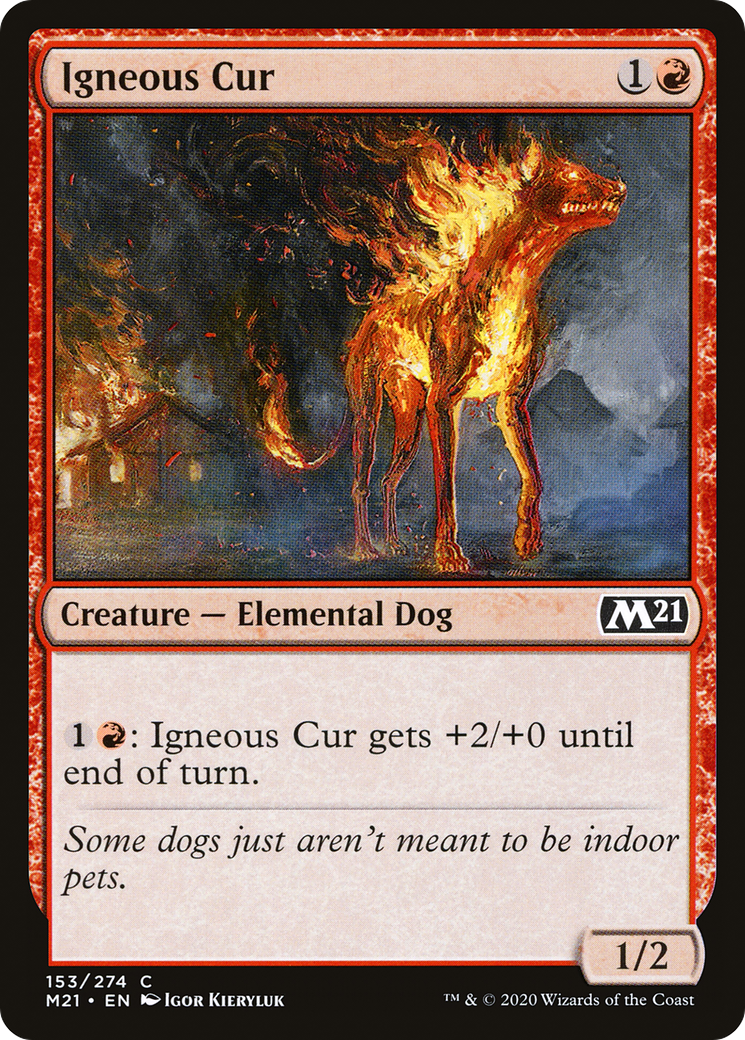 Igneous Cur (M21-153)  - Core Set 2021