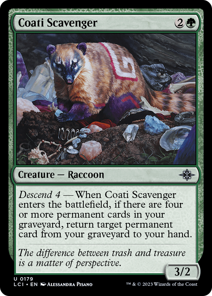 Coati Scavenger (LCI-179)  - The Lost Caverns of Ixalan