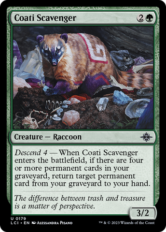 Coati Scavenger (LCI-179)  - The Lost Caverns of Ixalan