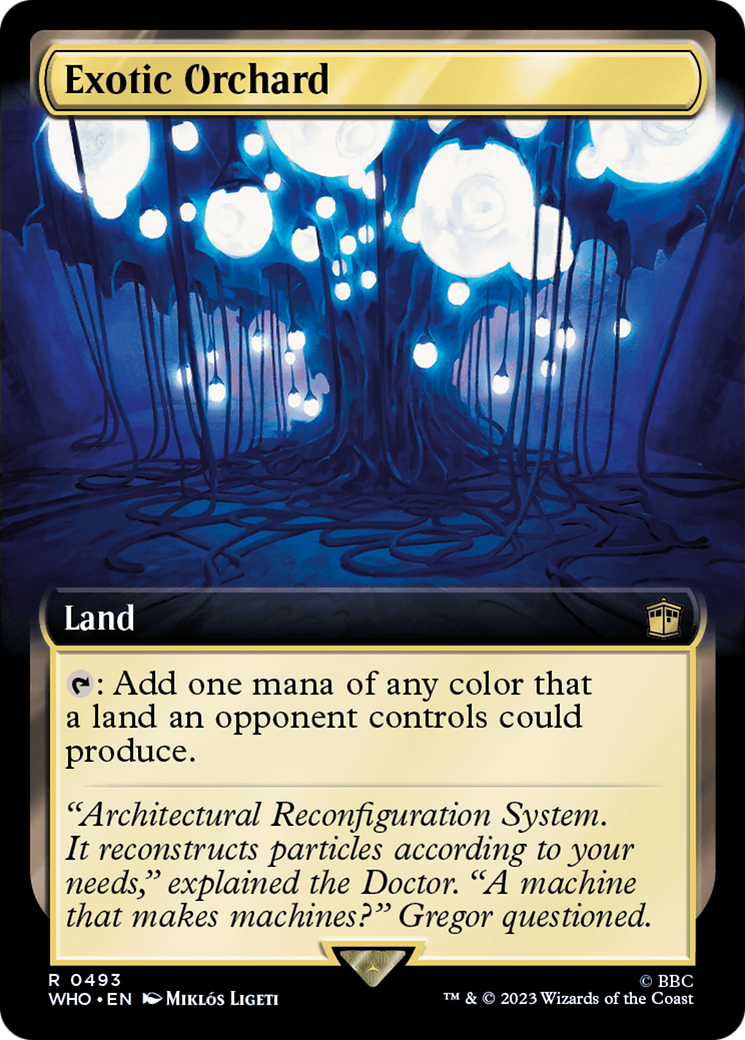 Exotic Orchard (Extended Art) (WHO-493)  - Doctor Who: (Extended Art)