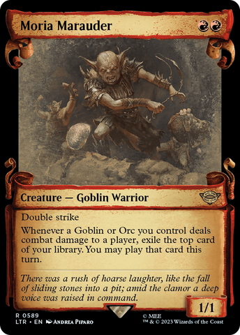 Moria Marauder (Showcase Scrolls) (LTR-589)  - The Lord of the Rings: Tales of Middle-earth: (Showcase)