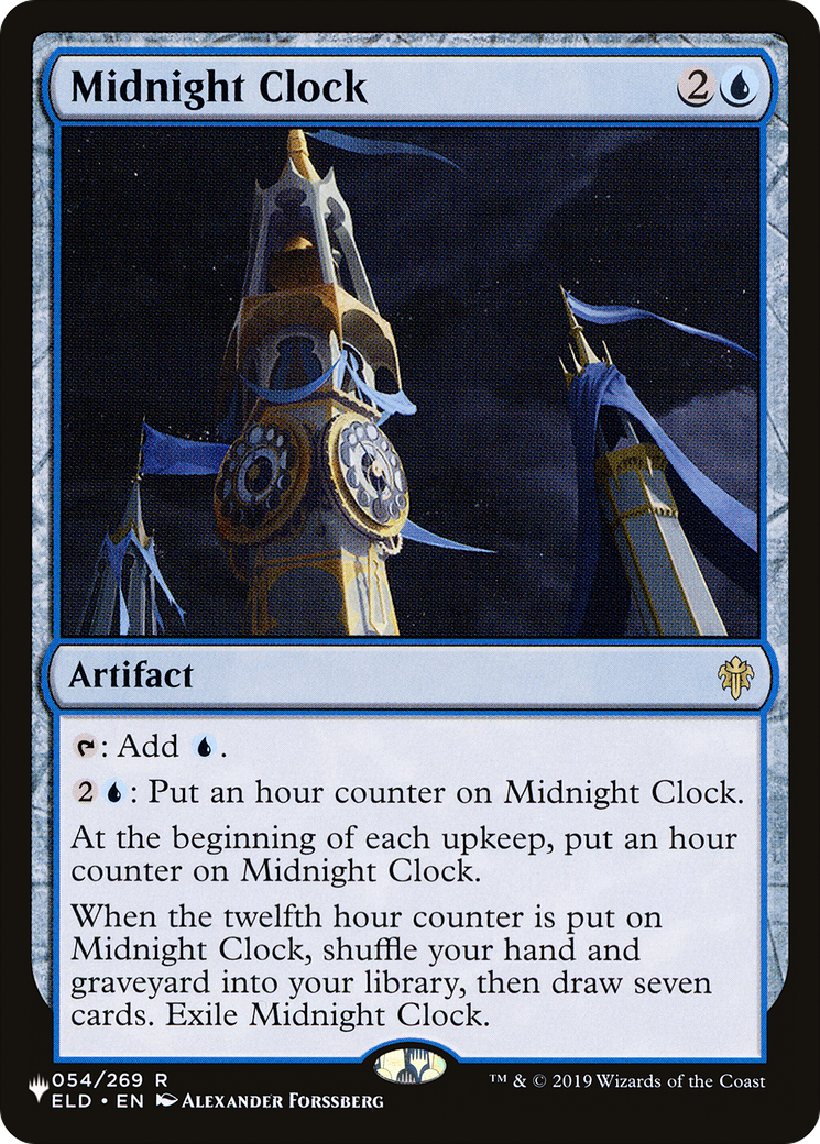 Midnight Clock (LIST-ELD-54)  - The List
