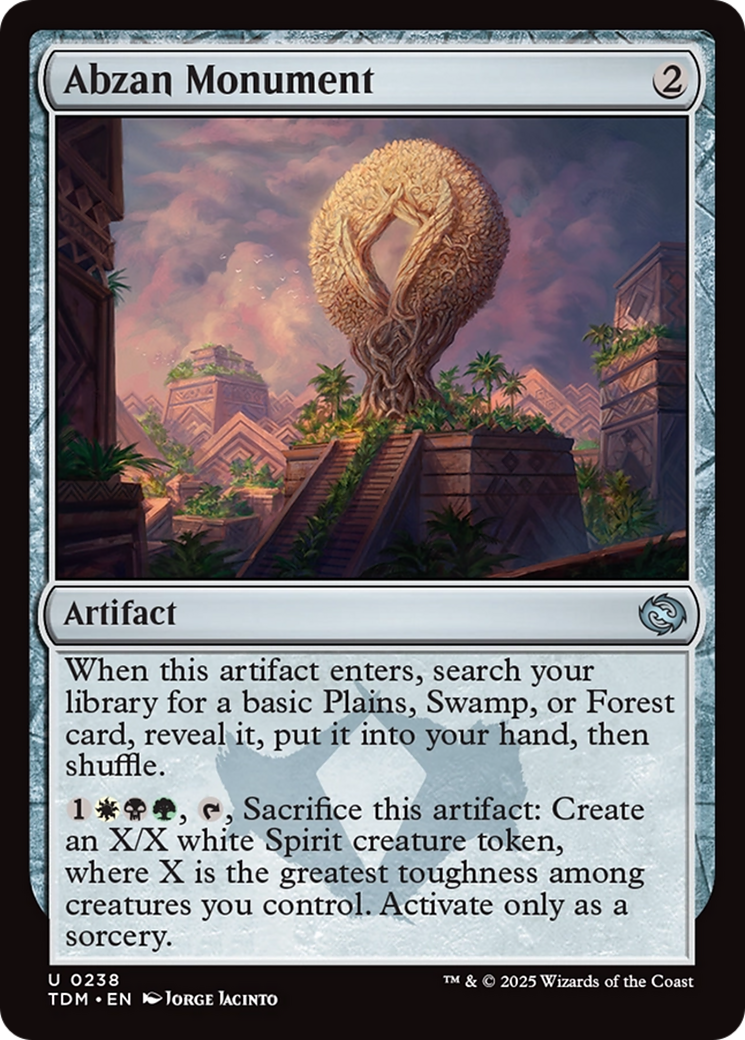 Abzan Monument (TDM-238)  - Tarkir: Dragonstorm