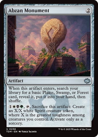 Abzan Monument (TDM-238)  - Tarkir: Dragonstorm