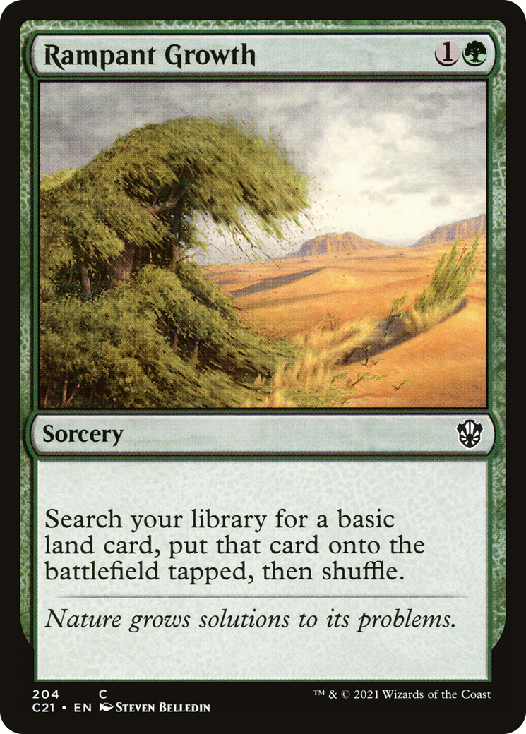 Rampant Growth (C21-204)  - Commander 2021