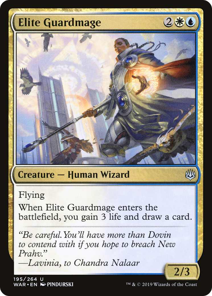 Elite Guardmage (WAR-195)  Foil - War of the Spark