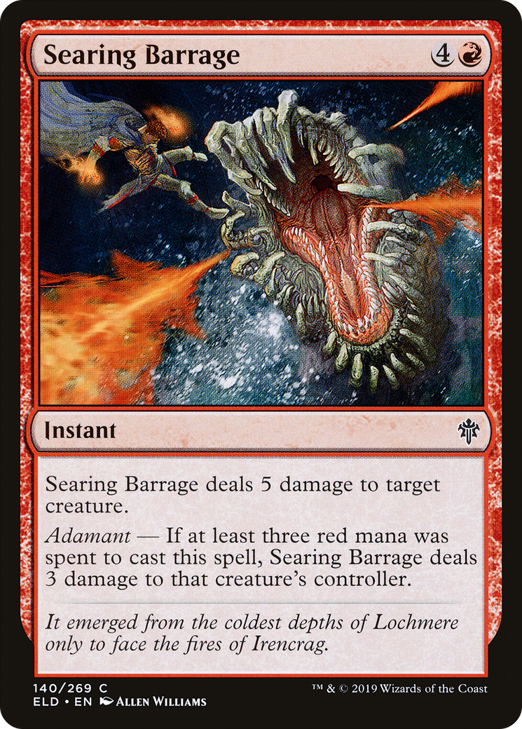 Searing Barrage (ELD-140)  Foil - Throne of Eldraine