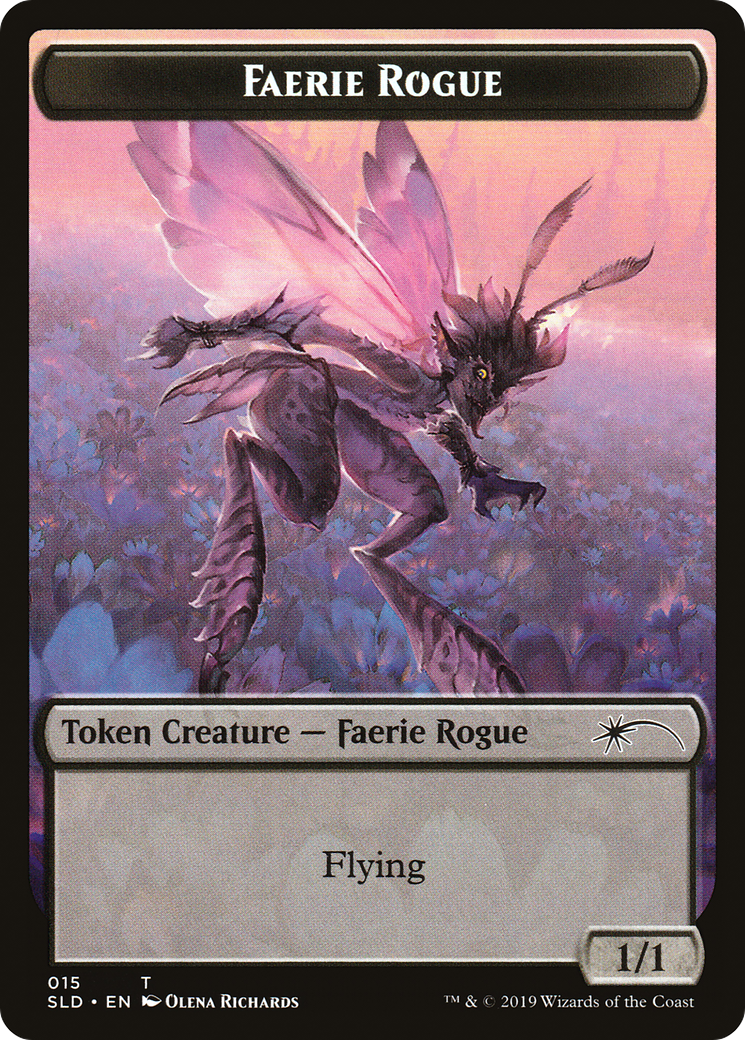 Faerie Rogue Token (015) (SLD-015)  - Secret Lair Drop