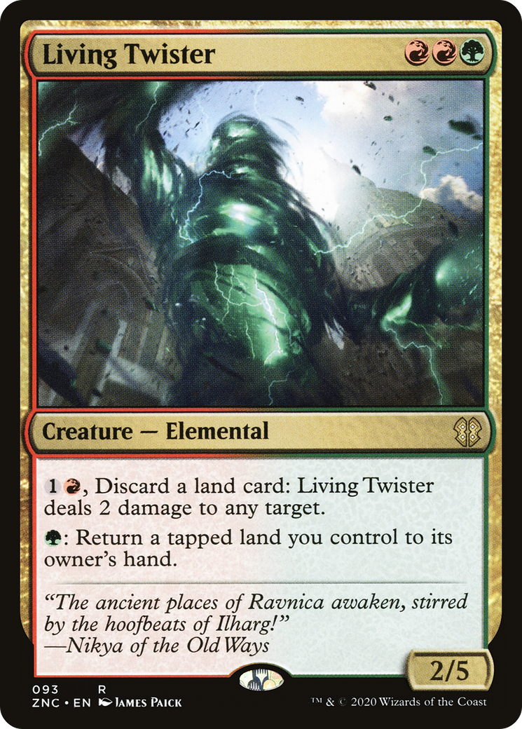 Living Twister (ZNC-093)  - Zendikar Rising Commander