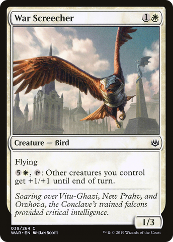 War Screecher (WAR-039)  Foil - War of the Spark