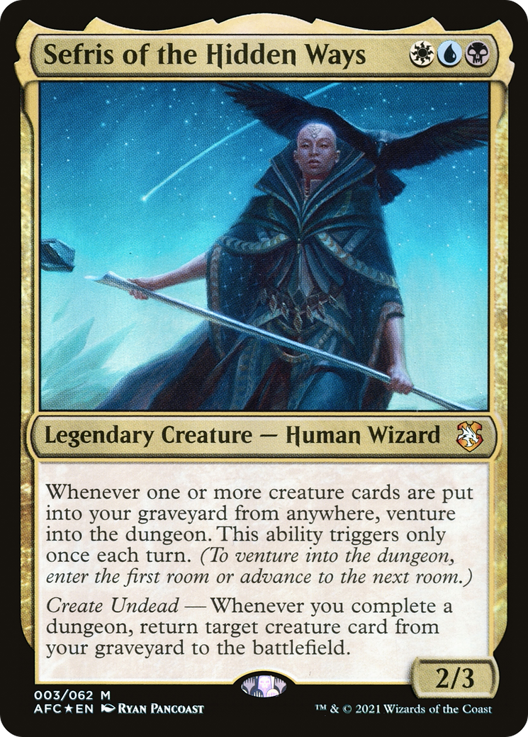 Sefris of the Hidden Ways (AFC-003)  Foil - Adventures in the Forgotten Realms Commander