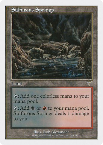 Sulfurous Springs (7ED-345) - Seventh Edition