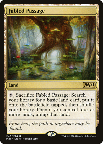 Fabled Passage (M21-246)  Foil - Core Set 2021