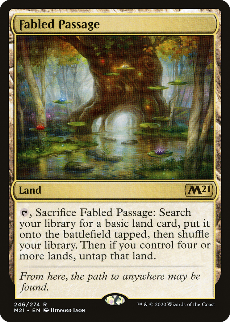 Fabled Passage (M21-246)  Foil - Core Set 2021
