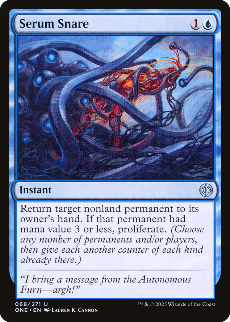 Serum Snare (ONE-068)  Foil - Phyrexia: All Will Be One