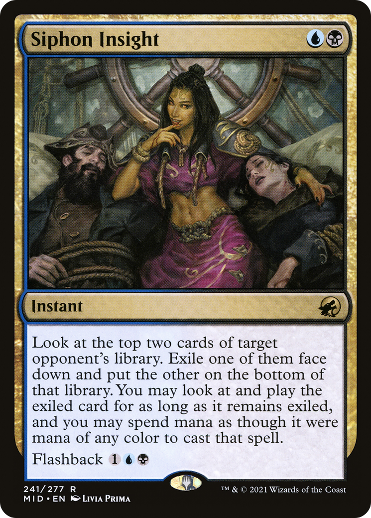 Siphon Insight (MID-241)  - Innistrad: Midnight Hunt
