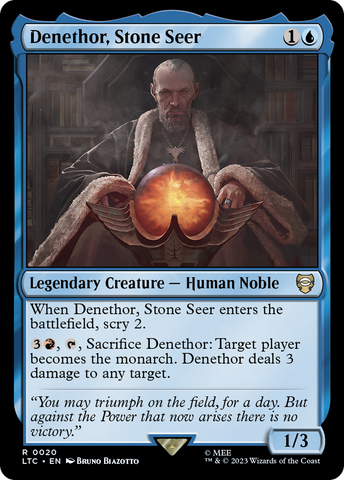 Denethor, Stone Seer (LTC-020) - Tales of Middle-earth Commander