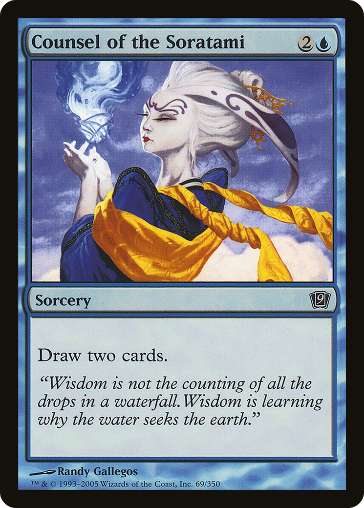 Counsel of the Soratami (9ED-69★) - Ninth Edition Foil