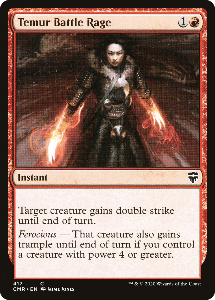 Temur Battle Rage (CMR-417)  - Commander Legends